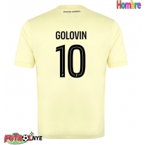 Camiseta AS Monaco Aleksandr Golovin #10 Tercera Equipación 2025-26 manga corta
